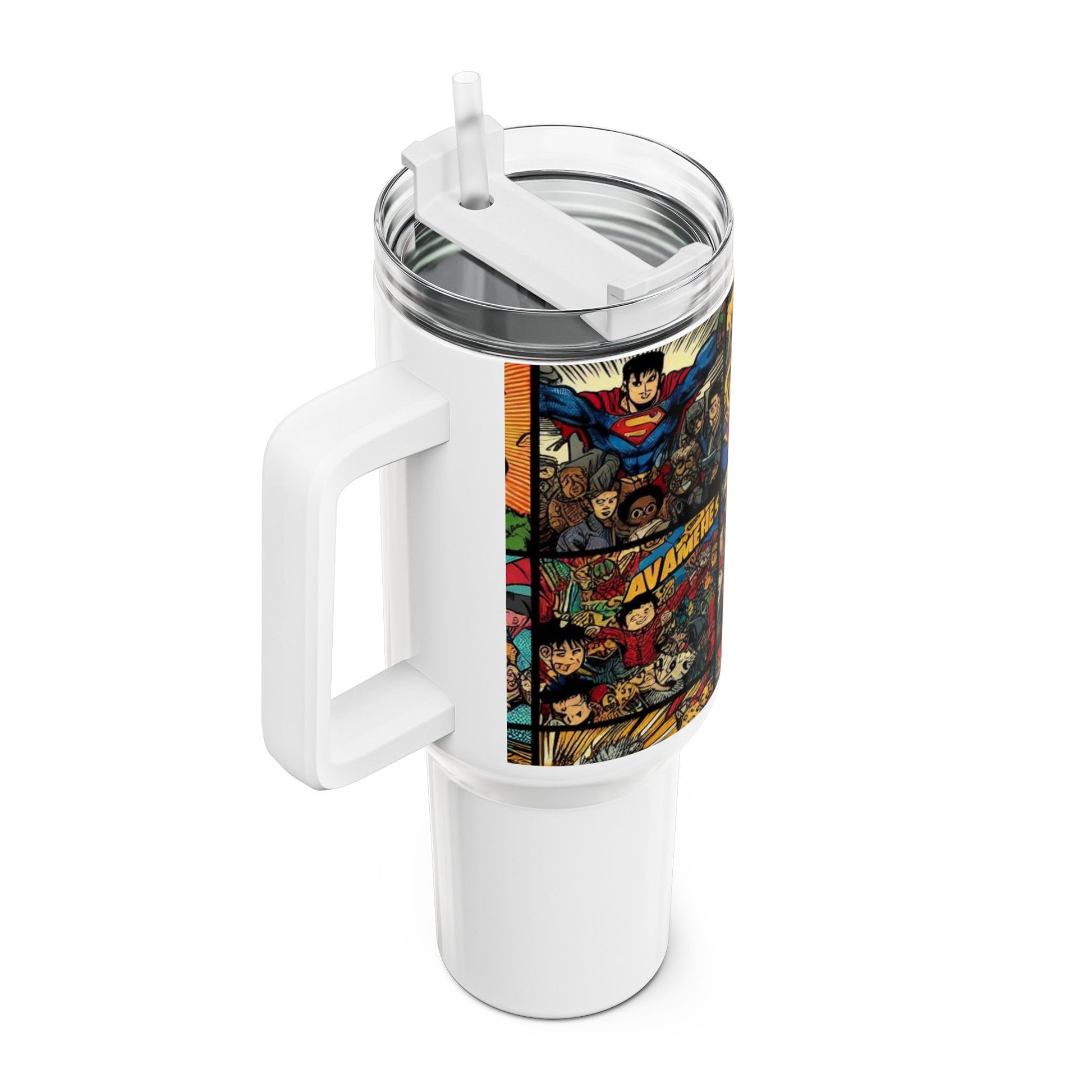 Colorful - Stanley cup | Geeky Drinkware for Anime Fans | Colorful Cartoon Tumbler - premium material. perfect gift idea. Order yours now and stand out with this exclusive piece!