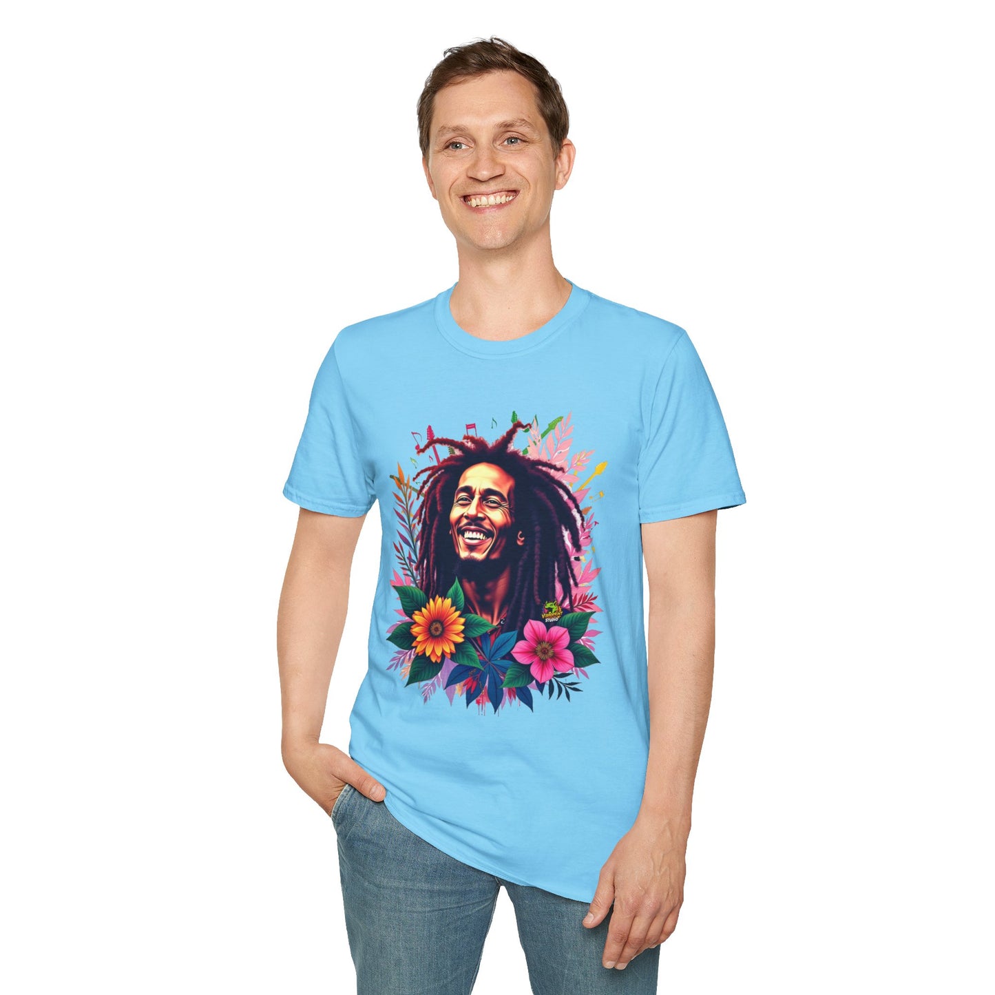 Bob Marley T-Shirt - One Love Harmony - VibroPrint Studio