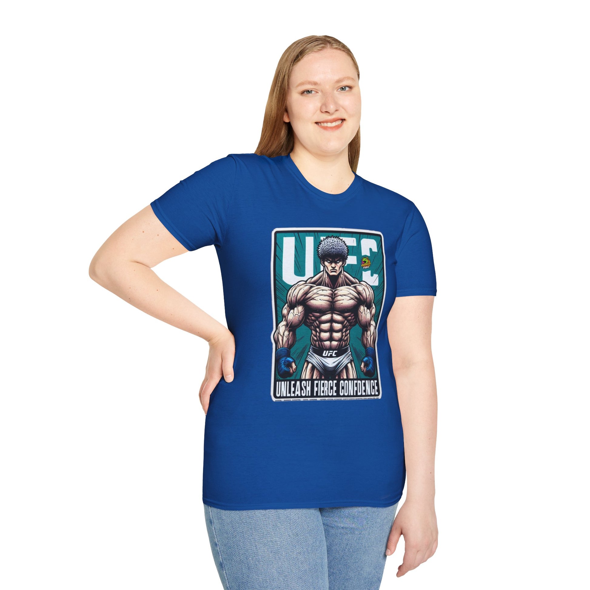 T - UFC T Shirt | Unleash Fierce Confidence | UFC Tee for Gym and Baki Anime Fans - custom-made. perfect gift idea. Order yours now and stand out with this exclusive piece!