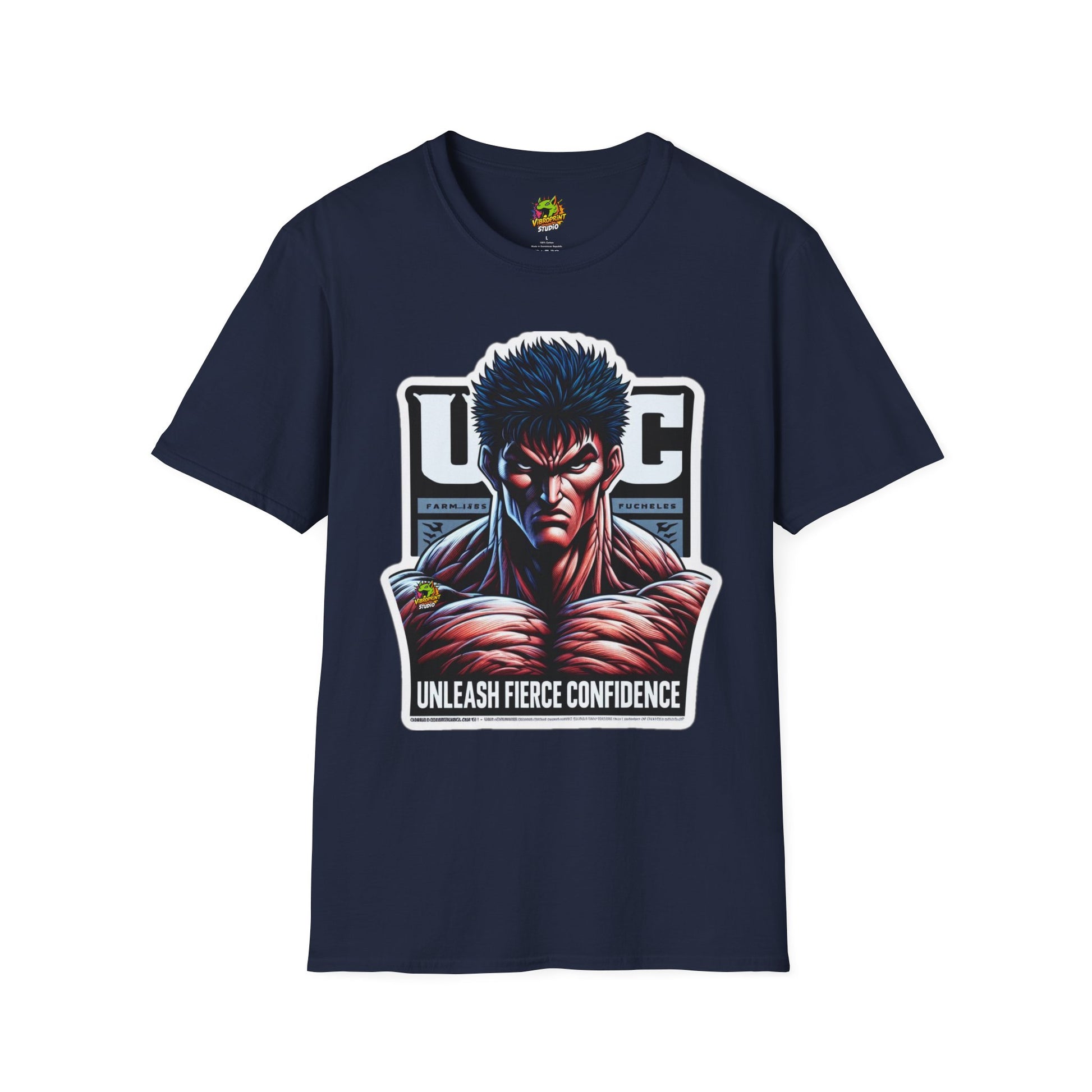 Confidence - UFC T Shirt | Unleash Fierce Confidence | UFC Tee with Baki Anime Strength - premium material. perfect gift idea. Order yours now and stand out with this exclusive piece!