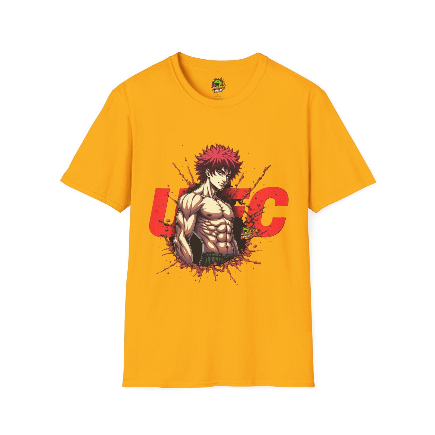 UFC - UFC T Shirt | Unleash Fierce Confidence | Motivational UFC Tee with Baki Anime T Shirt Influence - premium material. limited stock. Order yours now and stand out with this exclusive piece!