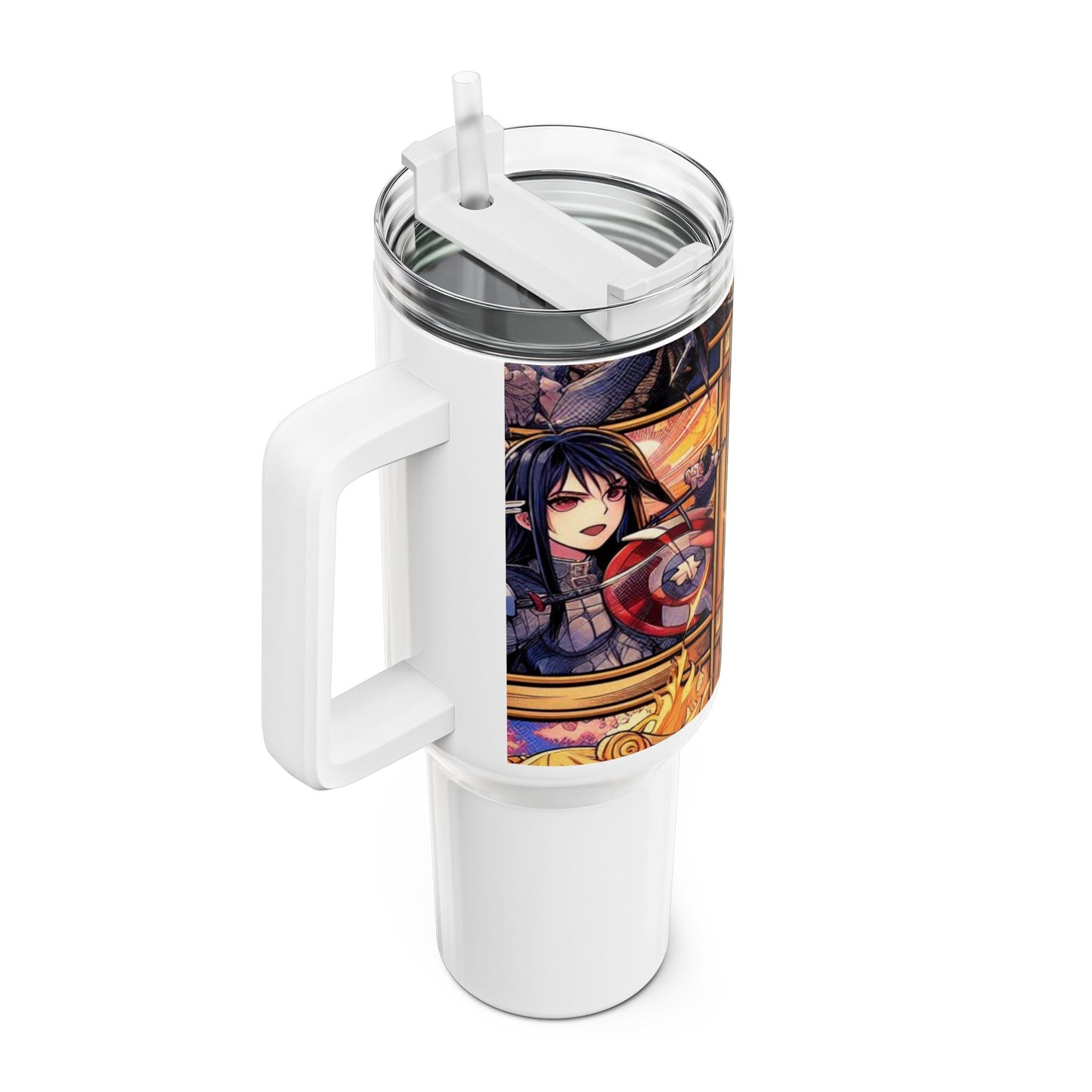 | - Stanley cup | Colorful Anime and Comics Tumbler | Geek Drinkware for Gamers - custom-made. perfect gift idea. Order yours now and stand out with this exclusive piece!