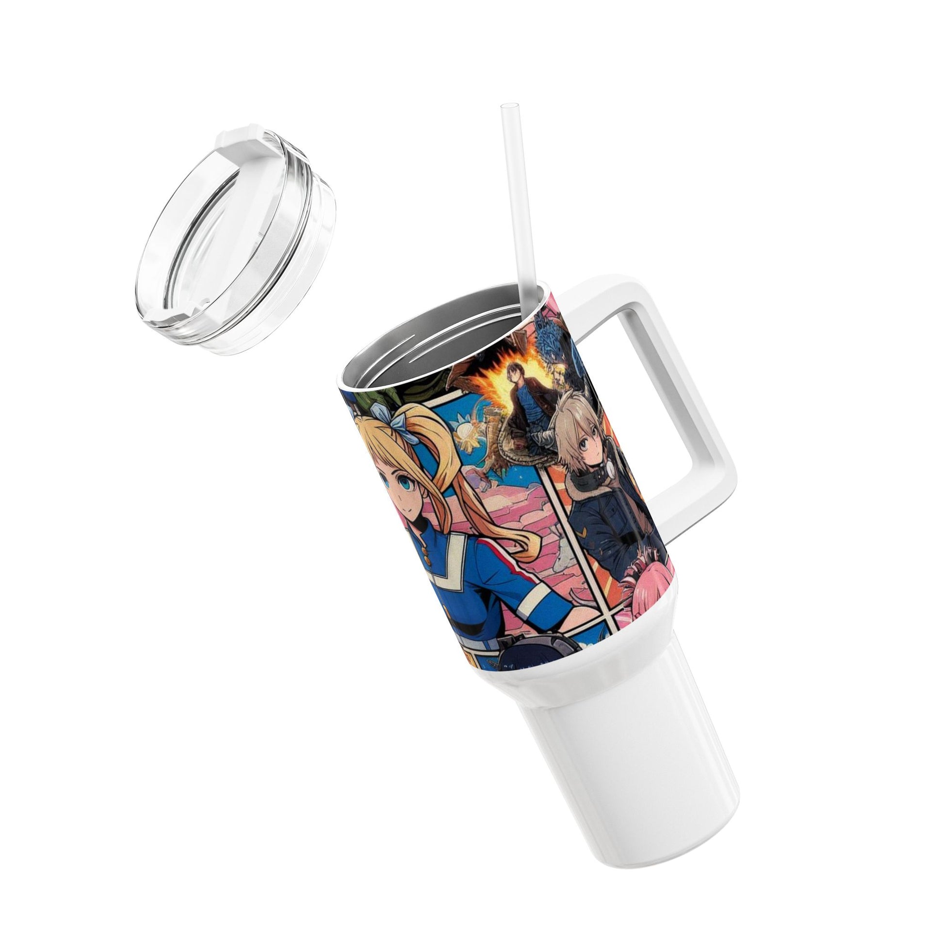 | - Stanley cup | Geek Drinkware for Anime and Cartoon Fans | Colorful Tumbler - premium material. perfect gift idea. Order yours now and stand out with this exclusive piece!