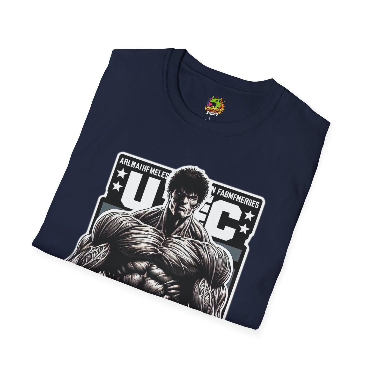 UFC T Shirt | Unleash Fierce Confidence | UFC Tee with Baki Anime Strength for Fitness Enthusiasts