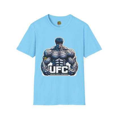 Gym - UFC T Shirt | Unleash Fierce Confidence | Motivational UFC Tee with Baki Anime Inspiration for Gym - premium material. limited stock. Order yours now and stand out with this exclusive piece!