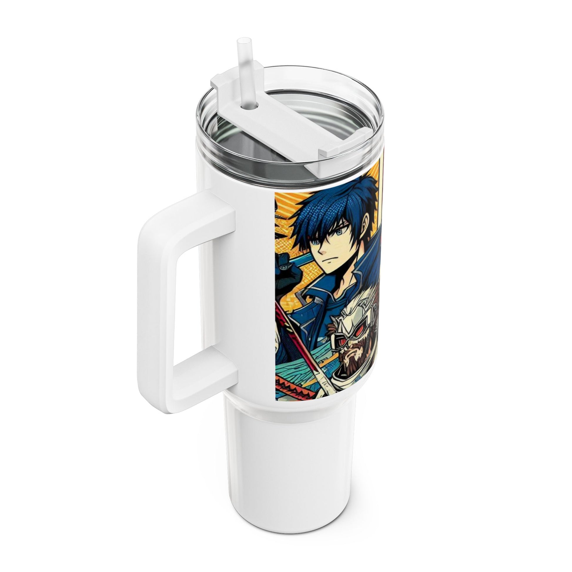 Cartoon - Stanley Tumbler | Anime and Geek Drinkware for Gamers | Colorful Cartoon Tumbler - premium material. limited stock. Order yours now and stand out with this exclusive piece!