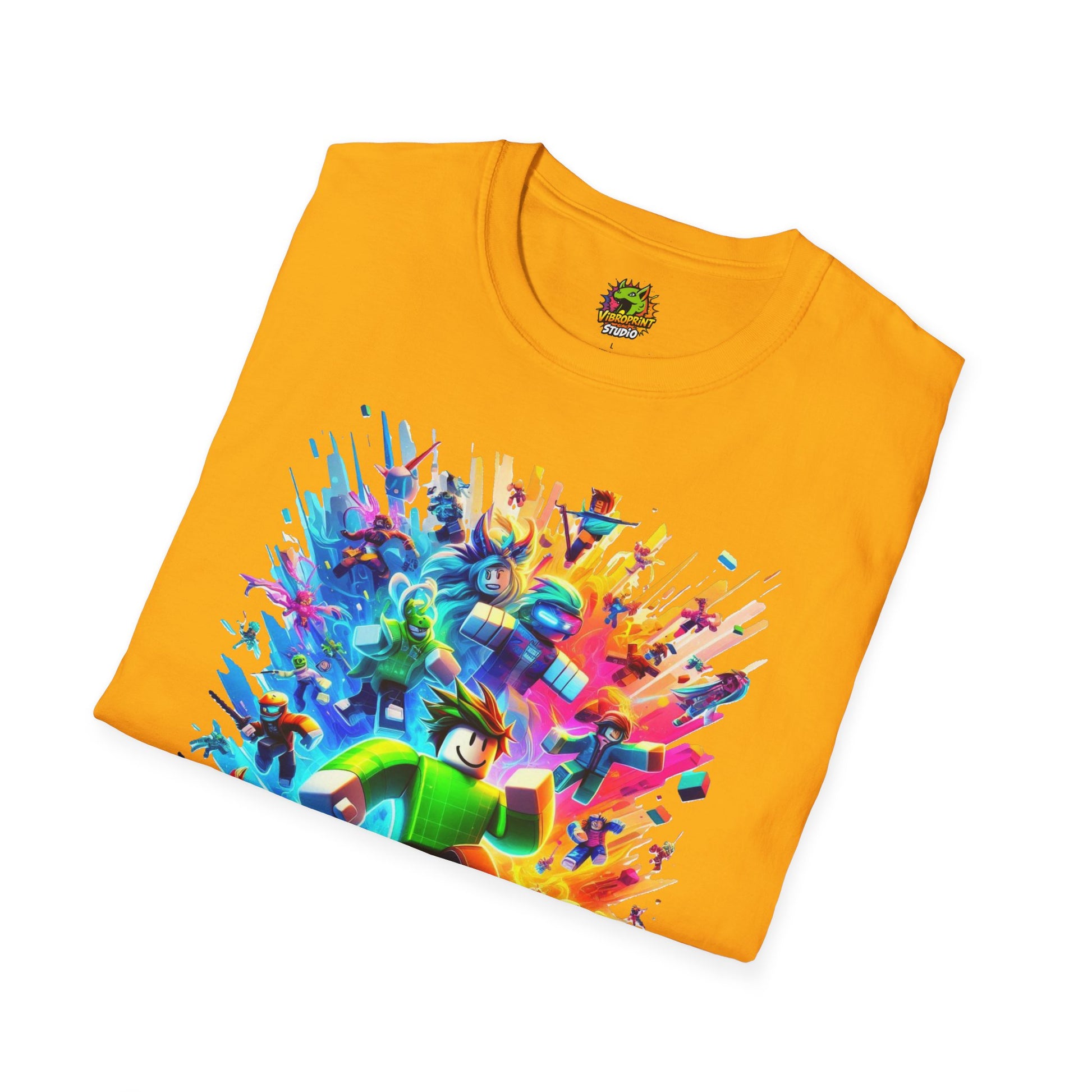 product - Cool Roblox Gamer Tee for Boys & Girls | Roblox Adventure Shirt | Roblox Graphic T-Shirt | Fun Gift for Roblox Lovers - custom-made. perfect gift idea. Order yours now and stand out with this exclusive piece!