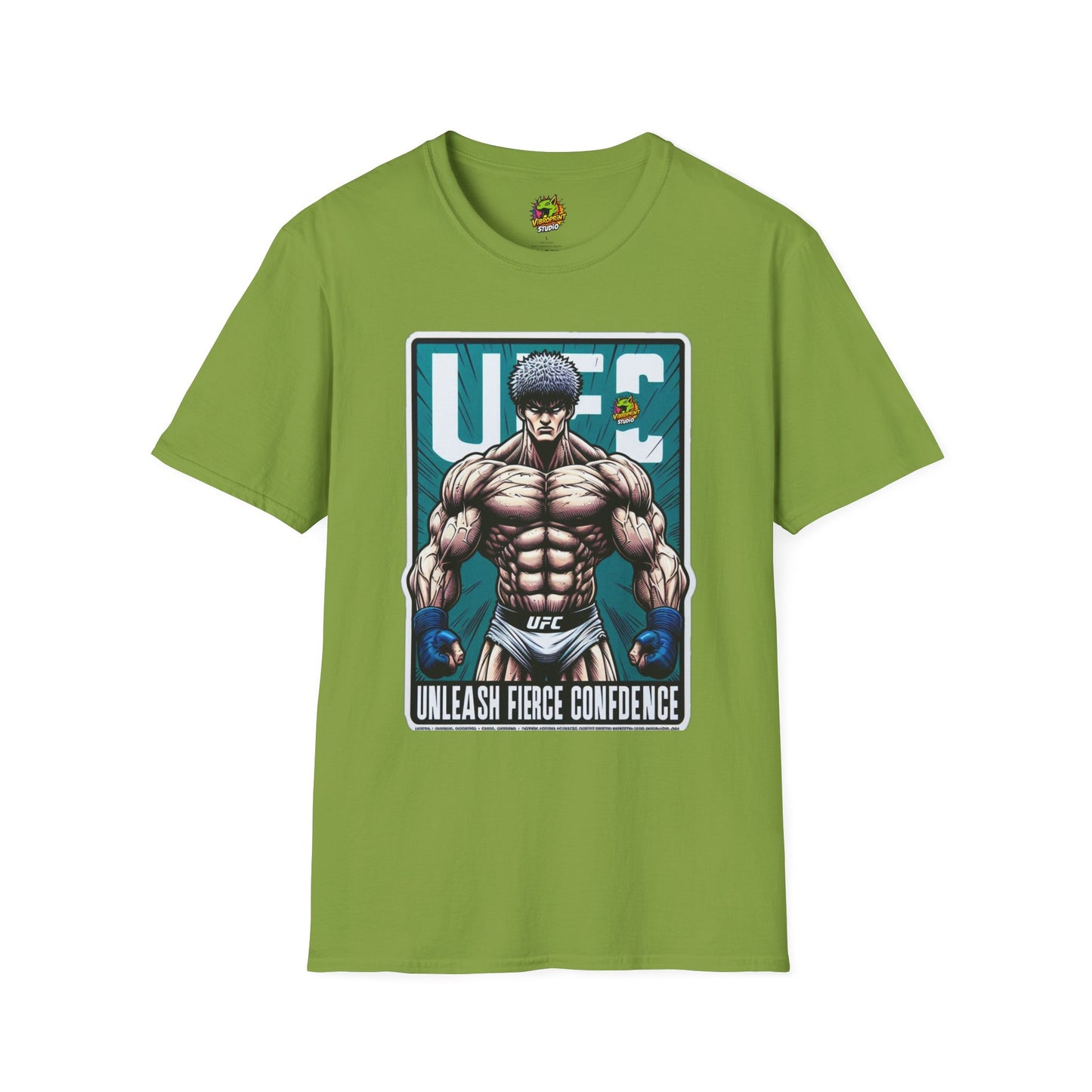 Baki - UFC T Shirt | Unleash Fierce Confidence | UFC Tee for Gym and Baki Anime Fans - premium material. limited stock. Order yours now and stand out with this exclusive piece!