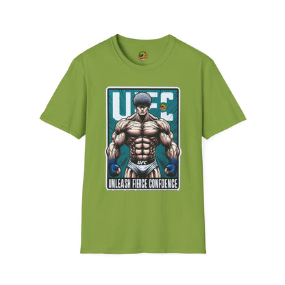 Baki - UFC T Shirt | Unleash Fierce Confidence | UFC Tee for Gym and Baki Anime Fans - premium material. limited stock. Order yours now and stand out with this exclusive piece!