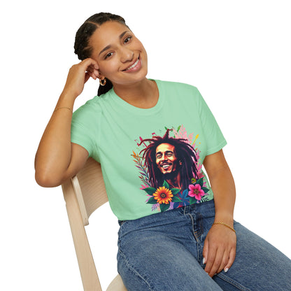 Bob Marley T-Shirt - One Love Harmony - VibroPrint Studio