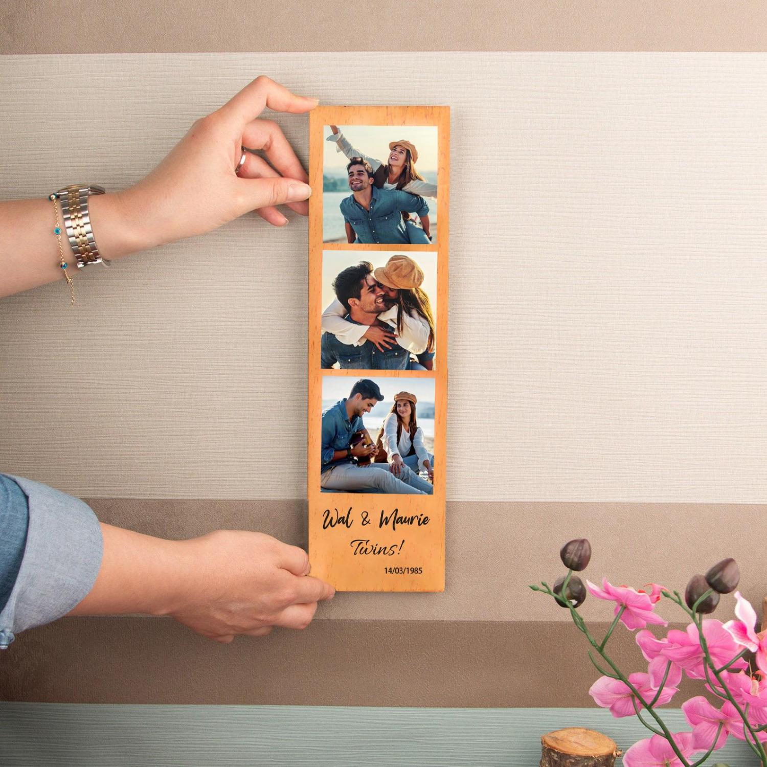 – - Creative Wooden Photo Frame – Personalized Gift with Custom Photo Upload for Christmas, Birthdays, Anniversaries, and Home Decor - custom-made. limited stock. Order yours now and stand out with this exclusive piece!