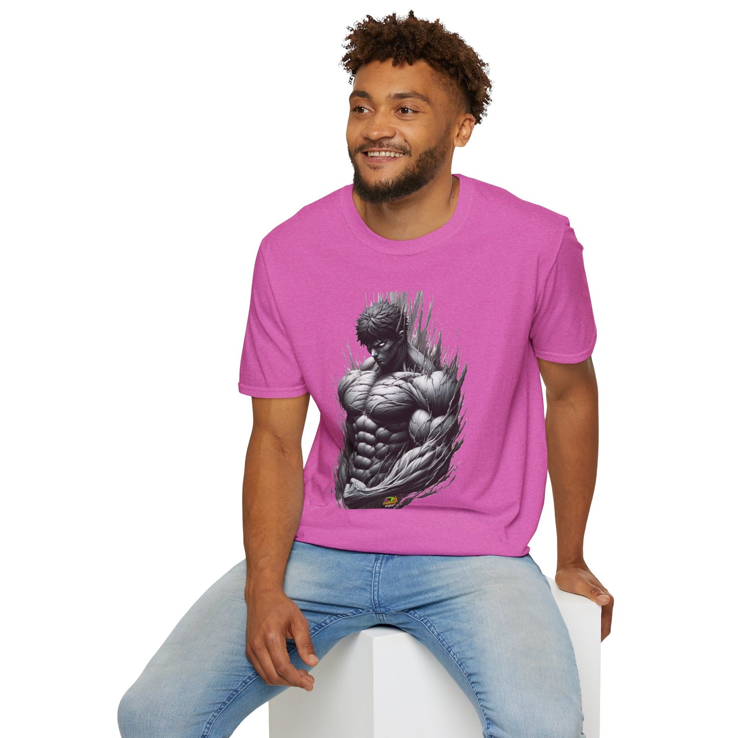 UFC T Shirt | Unleash Fierce Confidence | UFC Tee with Baki Anime Inspiration for Fitness Lovers