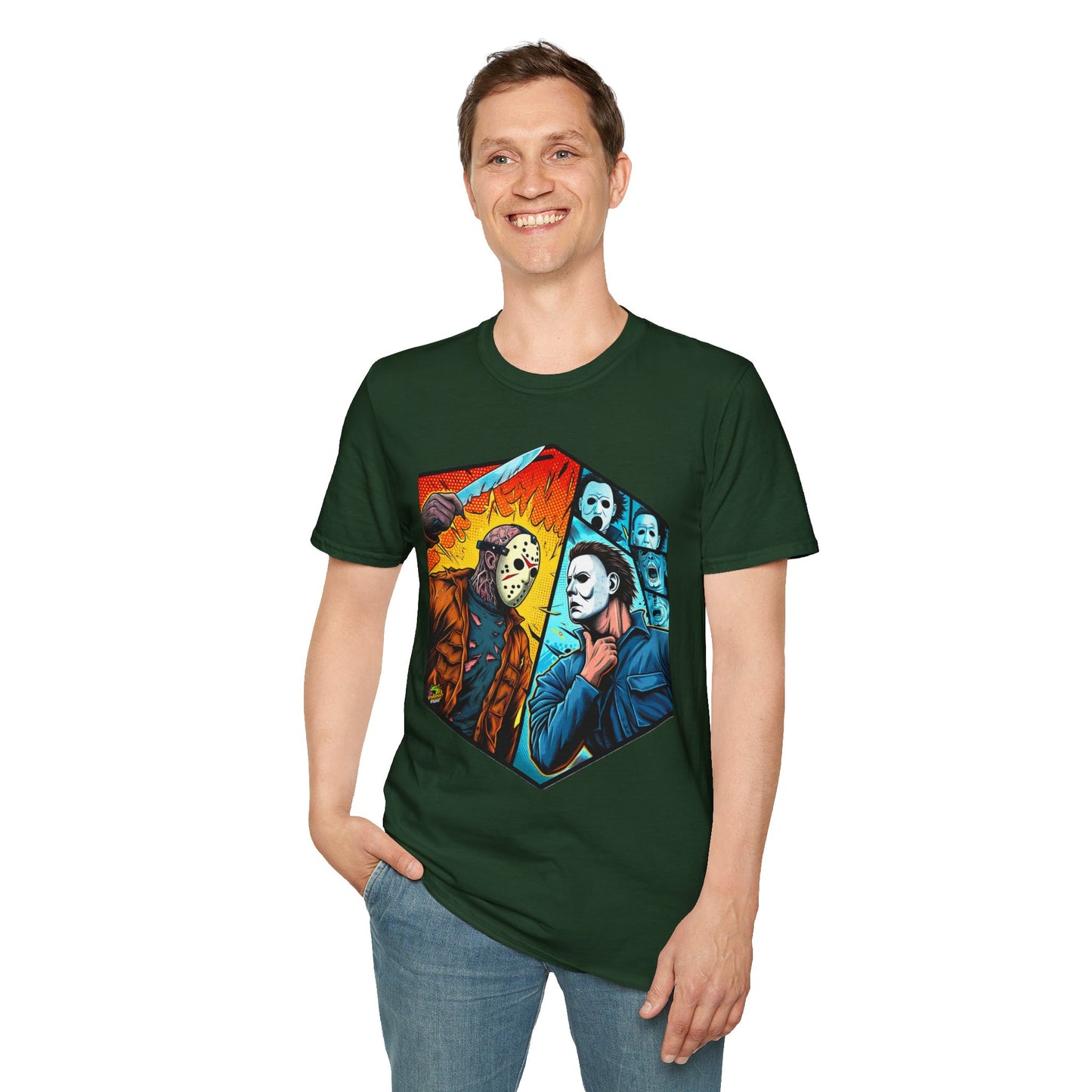 Michael Myers Vintage Shirt | Jason & Michael Halloween Tee