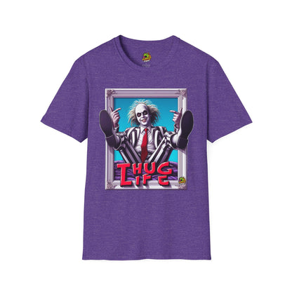 Halloween - Beetlejuice Shirt | Thug Life Halloween Graphic T-Shirt | Funny Beetlejuice Tee - custom-made. limited stock. Order yours now and stand out with this exclusive piece!