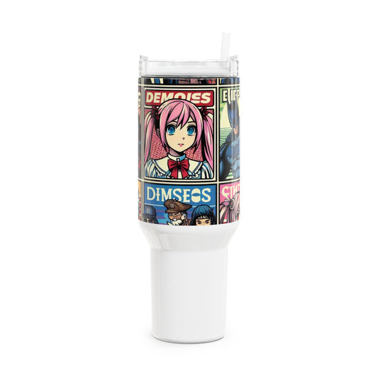 Stanley cup | Comics and Anime Geek Drinkware | Colorful Cartoon Tumbler - High Quality Image