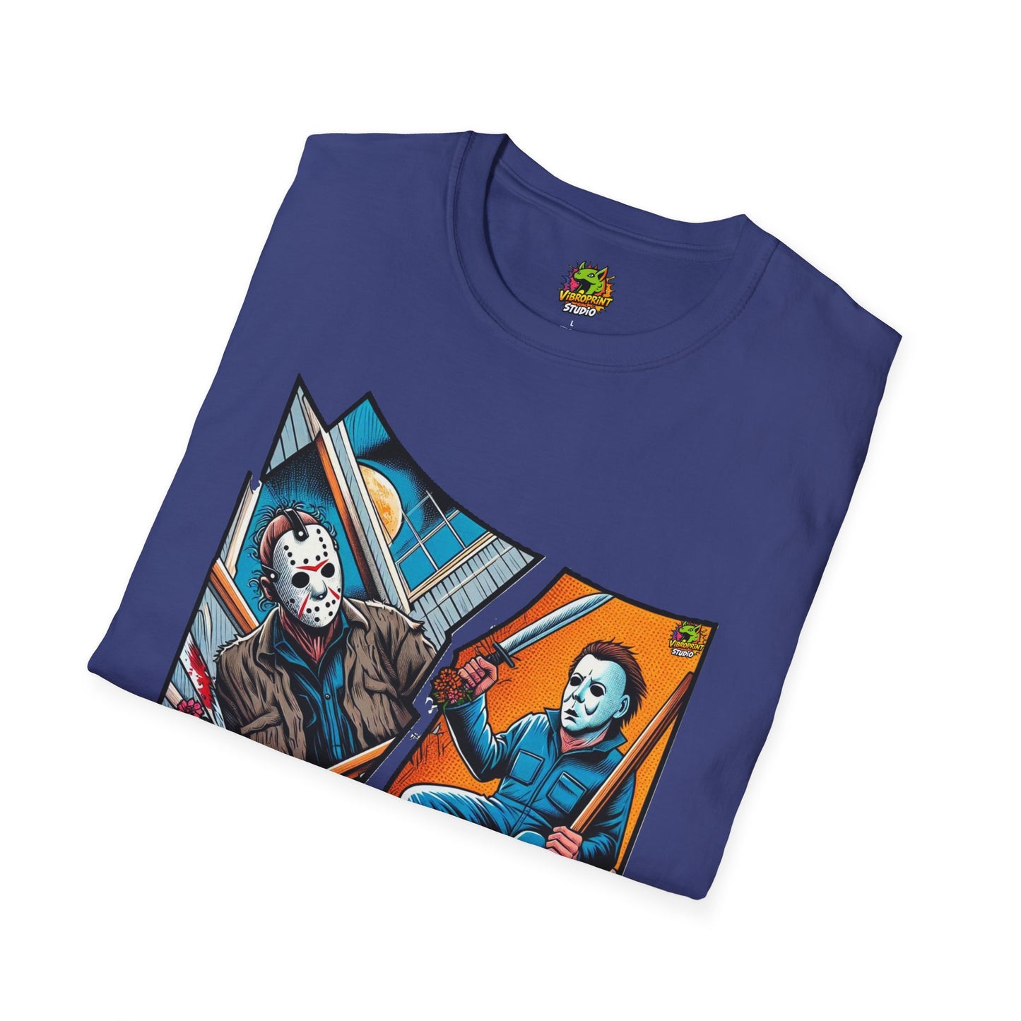 Michael Myers Vintage Shirt | Jason & Michael Halloween Picnic Tee