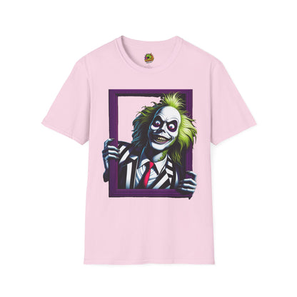 Beetlejuice - Beetlejuice Shirt | Spooky Beetlejuice Shirt | Beetlejuice Graphic Shirt | Creepy Beetlejuice Tee - premium material. limited stock. Order yours now and stand out with this exclusive piece!