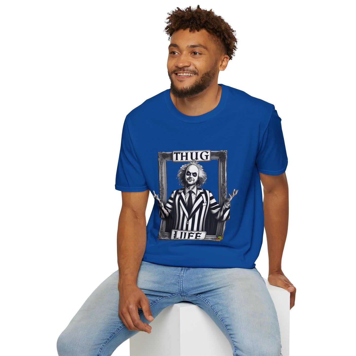 Attitude - Beetlejuice Shirt | Thug Life Halloween T-Shirt | Beetlejuice Costume Tee with Attitude - premium material. limited stock. Order yours now and stand out with this exclusive piece!