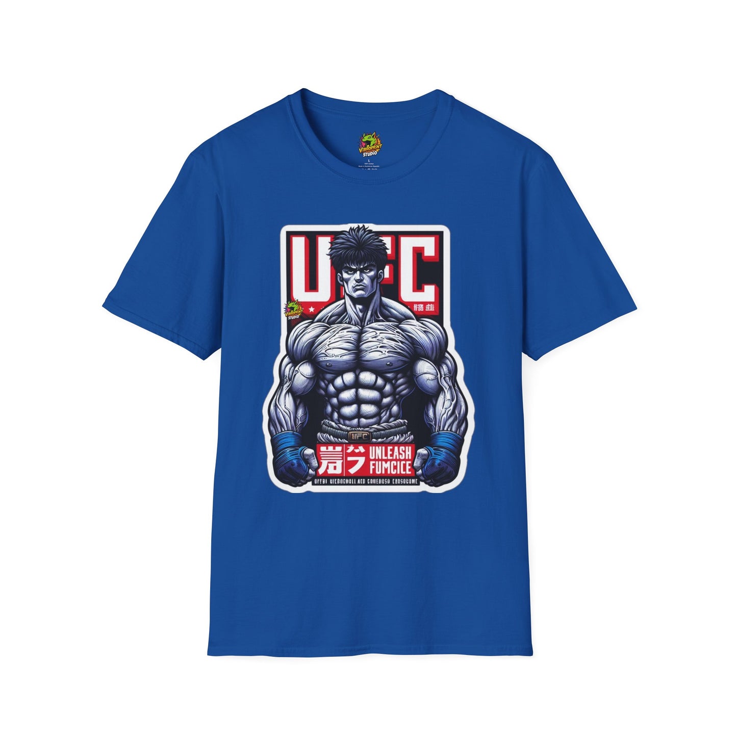 | - UFC T Shirt | Unleash Fierce Confidence | Motivational UFC Tee with Baki Anime Strength - custom-made. limited stock. Order yours now and stand out with this exclusive piece!