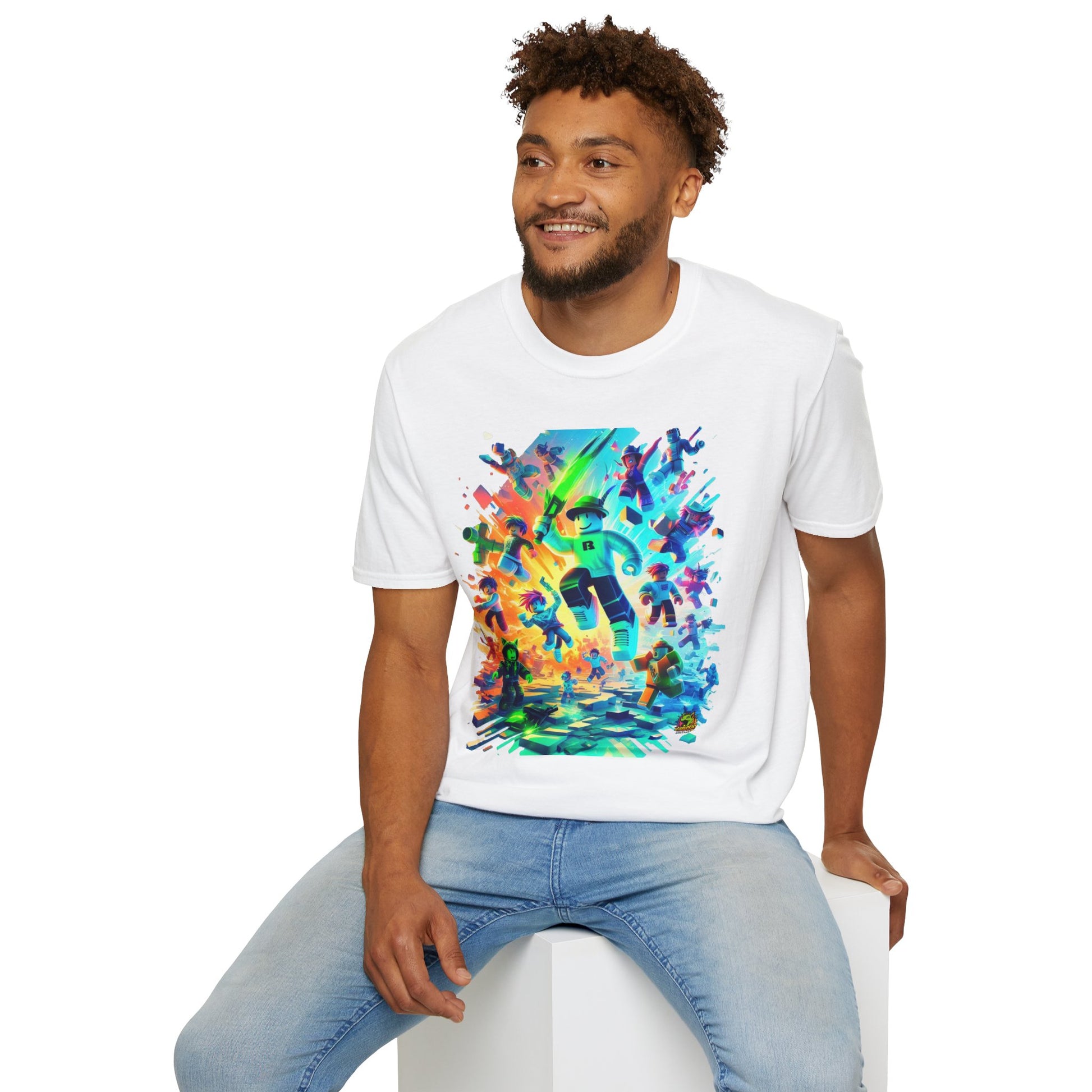 Kids - Trendy Roblox Graphic T-Shirt for Boys & Girls | Roblox Clothing for Kids | Roblox Game Inspired Tee | Roblox Gift Idea - custom-made. perfect gift idea. Order yours now and stand out with this exclusive piece!