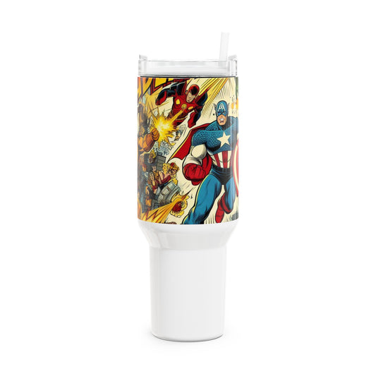 Stanley cup | Colorful Anime Tumbler for Gamers | Geek Drinkware for Fans - High Quality Image