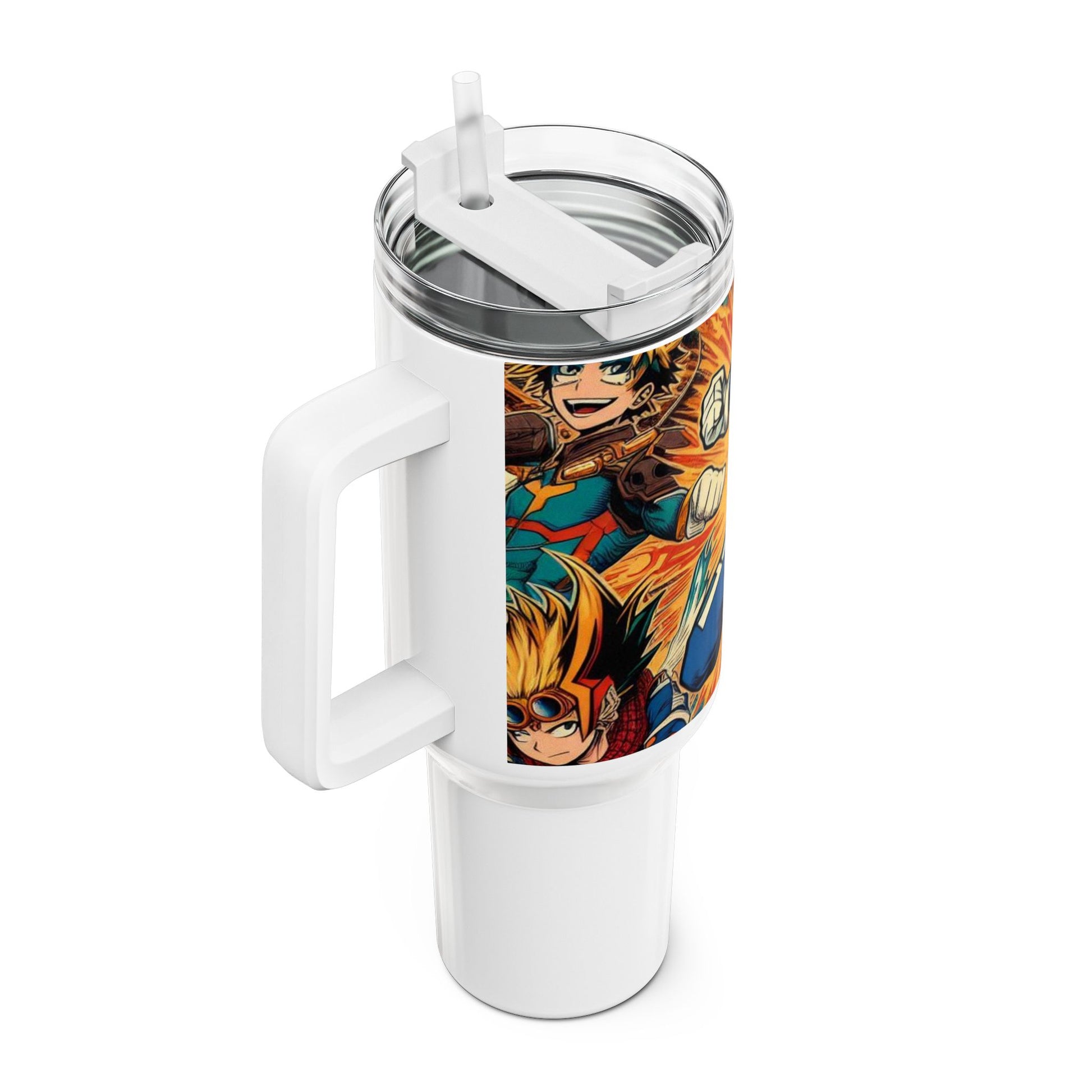 Anime - Stanley Tumbler | Colorful Anime Tumbler for Gamers | Geek Themed Drinkware - custom-made. limited stock. Order yours now and stand out with this exclusive piece!