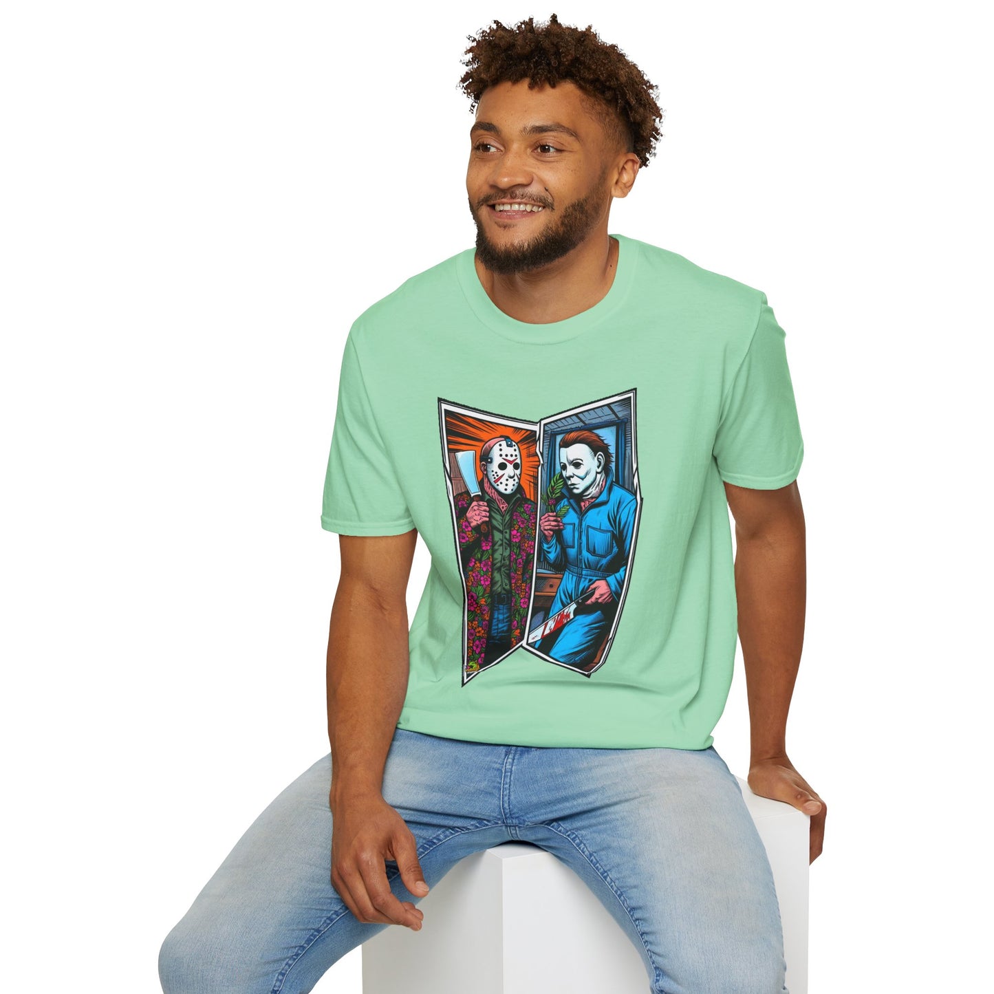 Jason Voorhees & Michael Myers Shirt | Funny Halloween Horror Tee