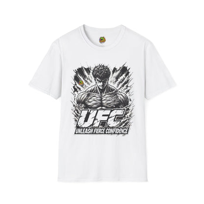 Unleash - UFC T Shirt | Unleash Fierce Confidence | UFC Tee with Baki Anime T Shirt Motivation - custom-made. perfect gift idea. Order yours now and stand out with this exclusive piece!