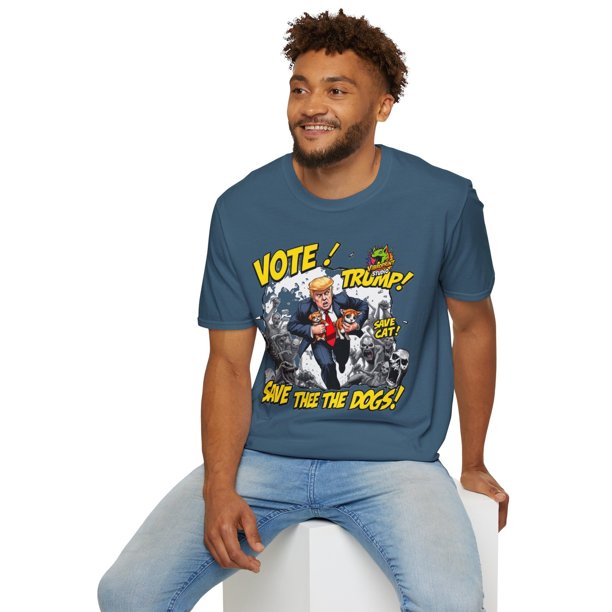 Funny - They're Eating the Dogs Shirt | Trump Election Humor Tee | Funny Political T-Shirt - custom-made. limited stock. Order yours now and stand out with this exclusive piece!