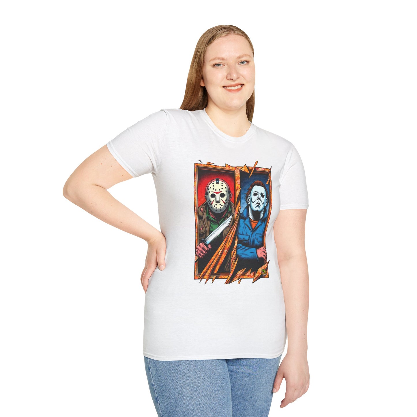 Michael Myers Vintage Tee | Jason Voorhees Funny Picnic Scene