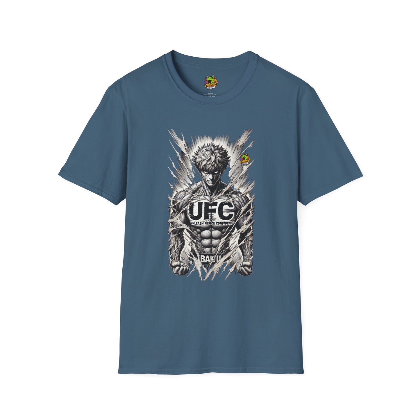 UFC - UFC T Shirt | Unleash Fierce Confidence | UFC Tee with Baki Anime T Shirt Inspiration - premium material. perfect gift idea. Order yours now and stand out with this exclusive piece!