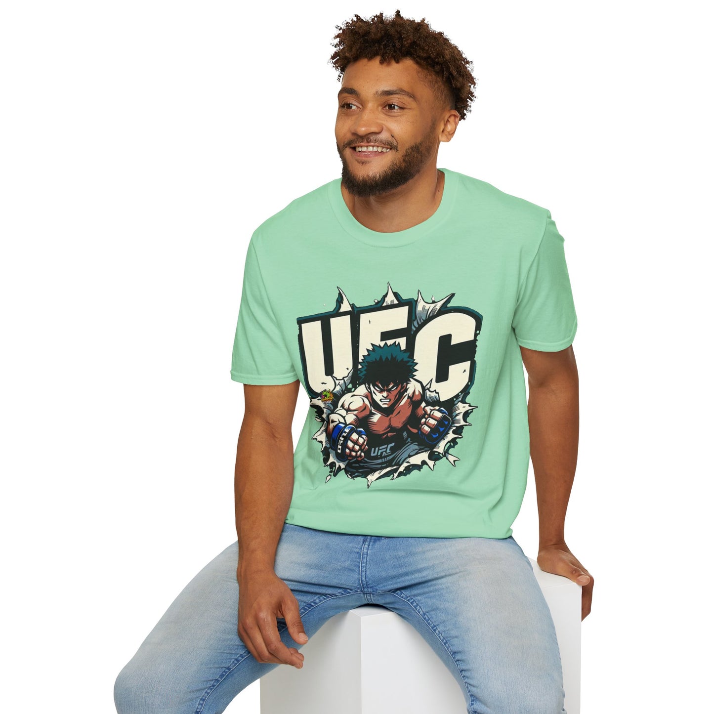 UFC T Shirt | Motivational Sport Tee | UFC Shirt for Gym & Anime Lovers