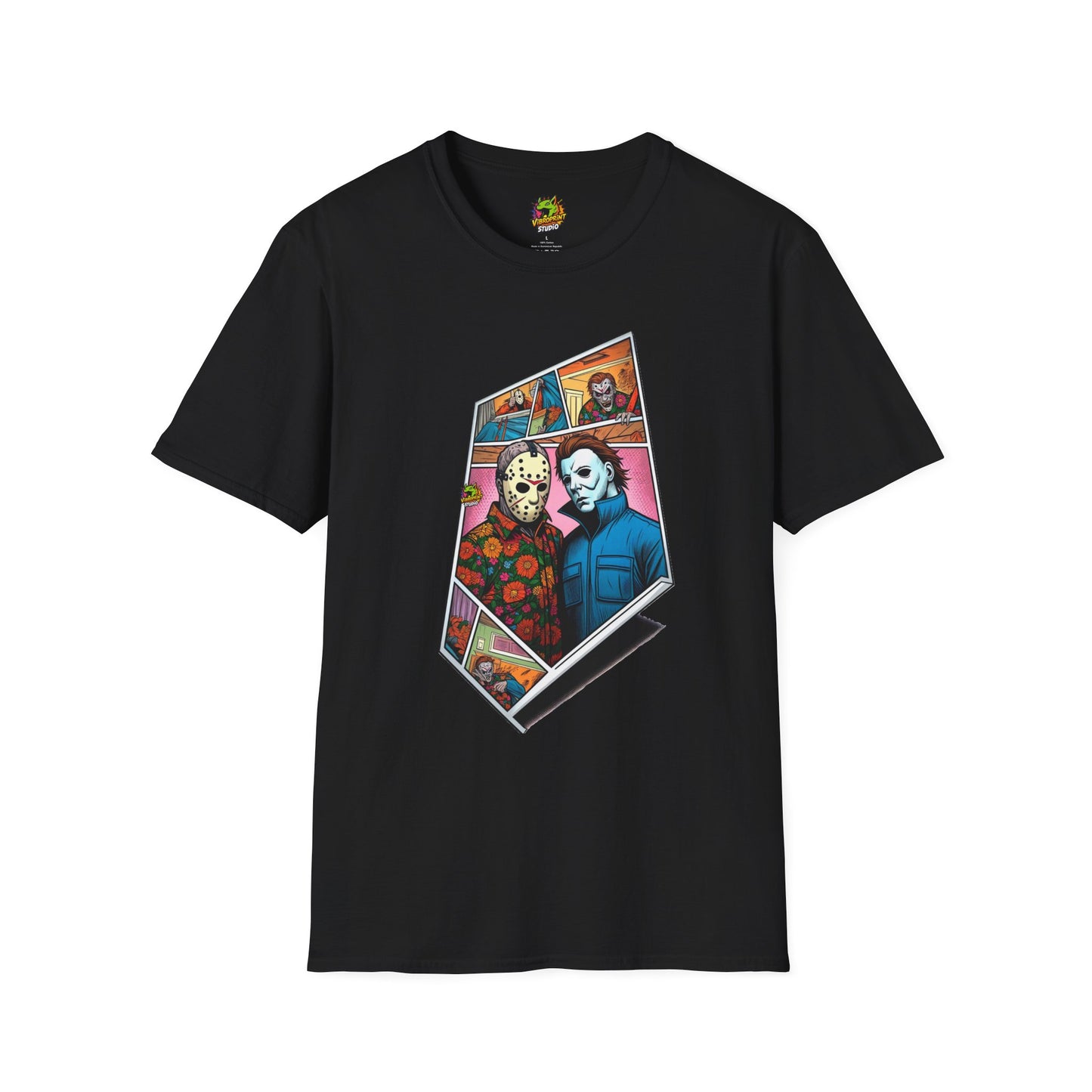 Tee - Michael Myers Vintage Shirt | Jason Voorhees & Michael Picnic Tee - premium material. limited stock. Order yours now and stand out with this exclusive piece!