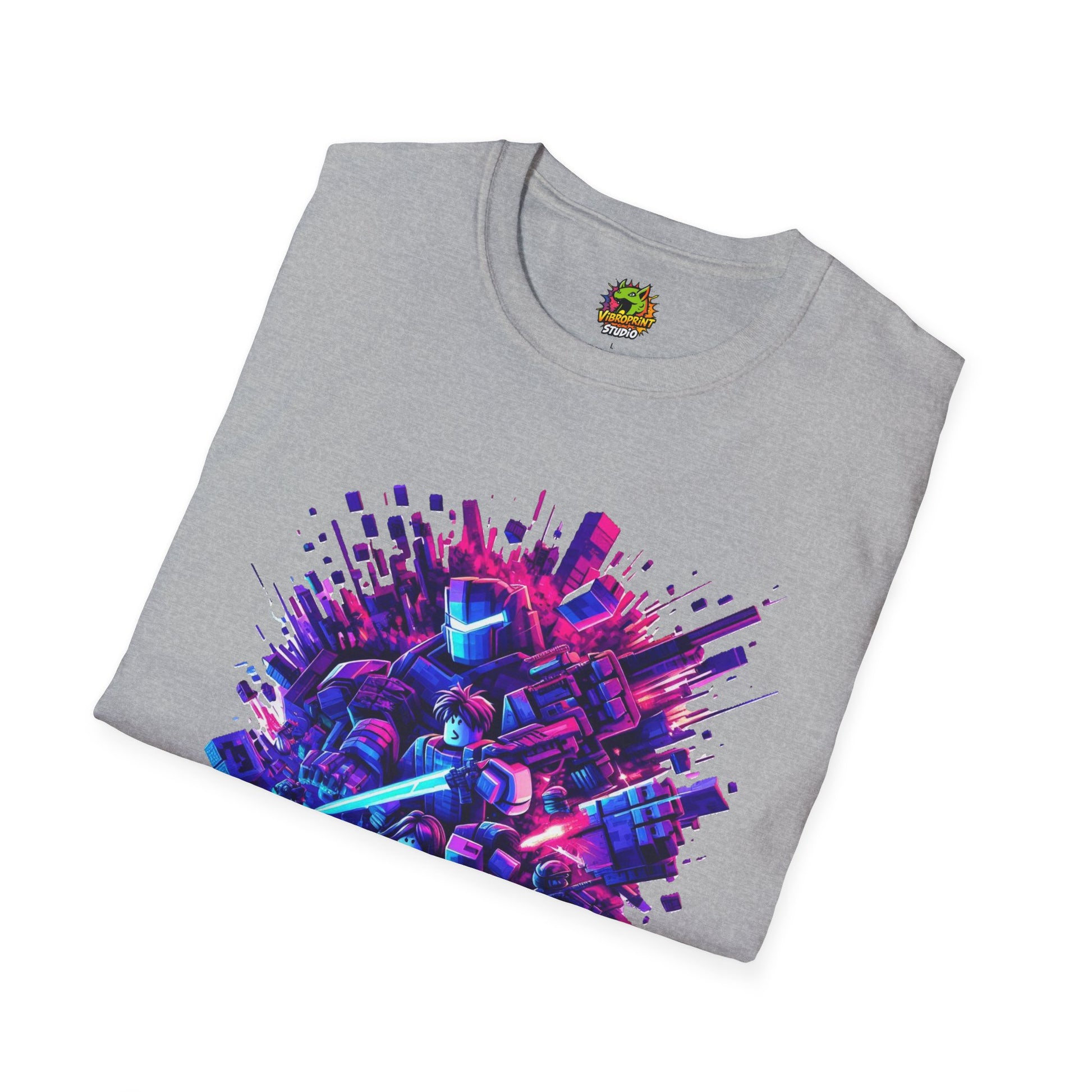 Blocky - Roblox T-Shirt - Blocky Universe - premium material. limited stock. Order yours now and stand out with this exclusive piece!