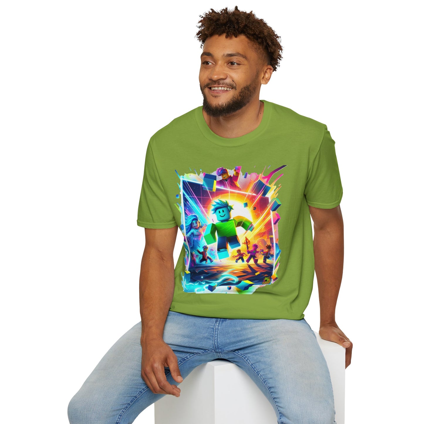 Roblox Avatar T-Shirt for Kids | Unique Roblox Graphic Tee | Roblox Gaming Merch | Cool Gift for Roblox Fans