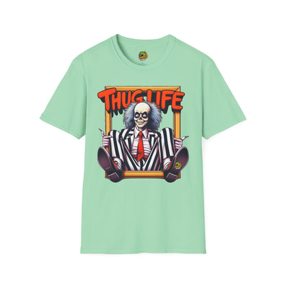 Beetlejuice - Beetlejuice Shirt | Halloween Thug Life Tee | Classic Beetlejuice Graphic T-Shirt for Adults - premium material. perfect gift idea. Order yours now and stand out with this exclusive piece!