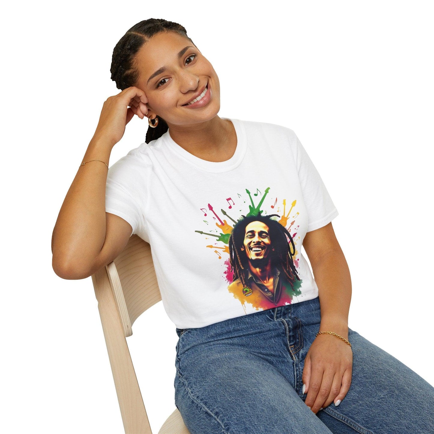 Echoes - Bob Marley T-Shirt - Soulful Echoes - custom-made. perfect gift idea. Order yours now and stand out with this exclusive piece!