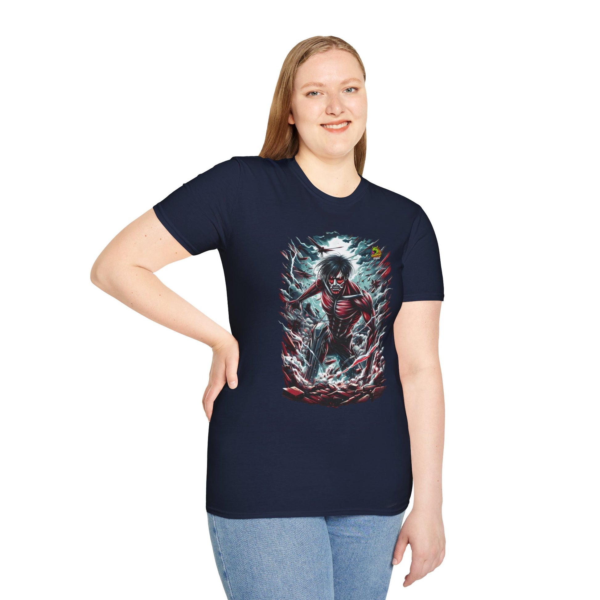 exclusive - Eren Yeager Titan’s Awakening Tee | Attack on Titan Shirt | Shingeki - premium material. limited stock. Order yours now and stand out with this exclusive piece!