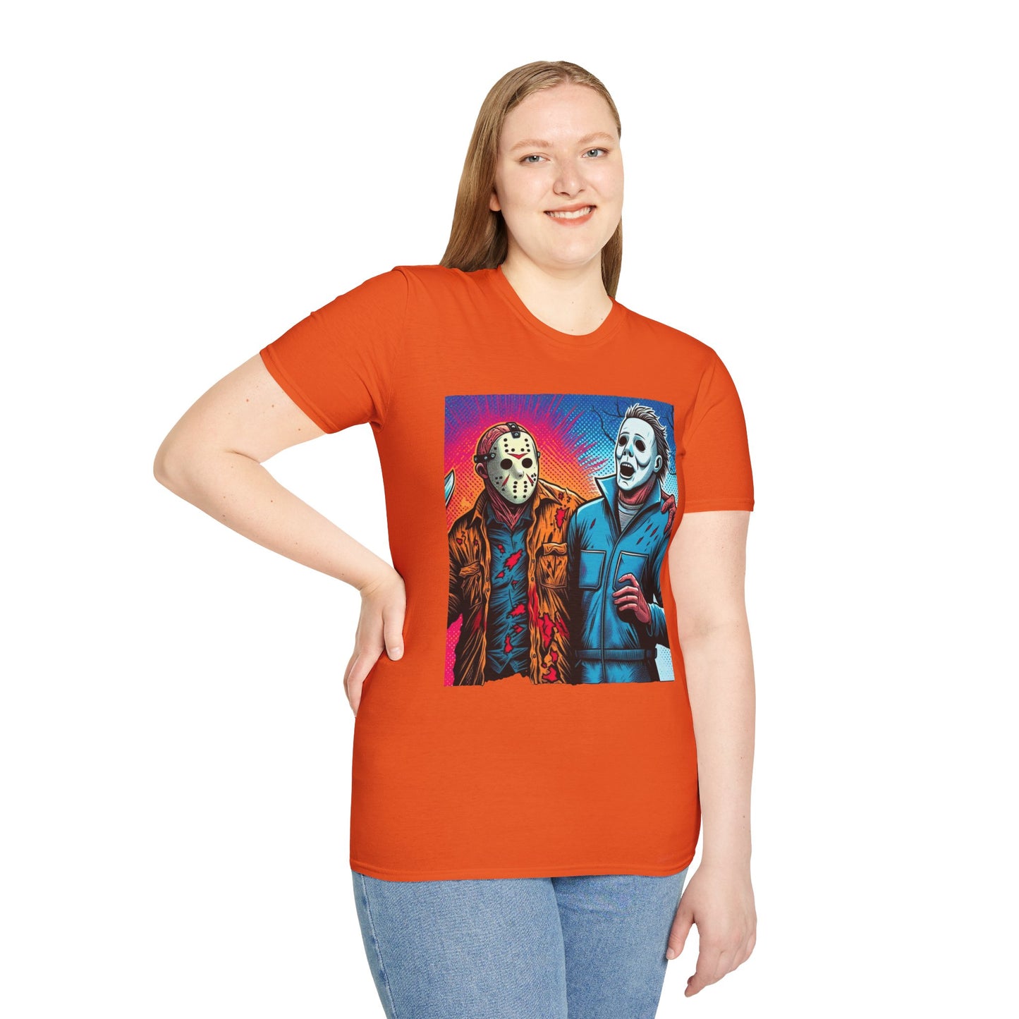 Jason Voorhees & Michael Myers Shirt | Funny Vintage Halloween Tee