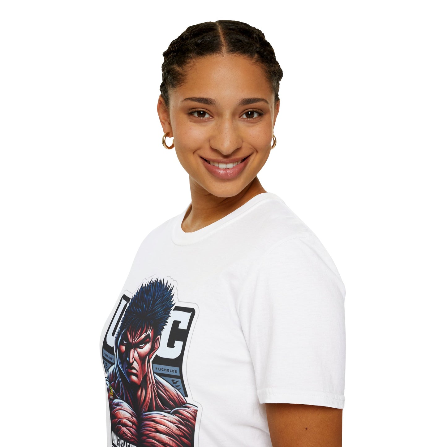 UFC T Shirt | Unleash Fierce Confidence | UFC Tee with Baki Anime Strength