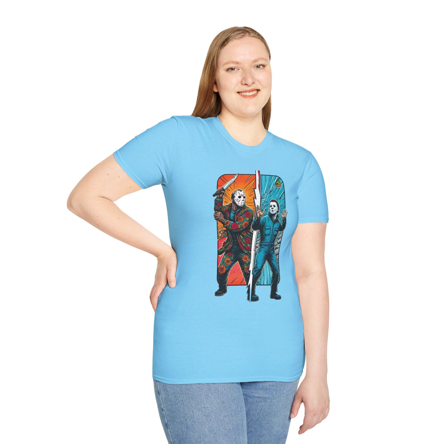 Jason Voorhees & Michael Myers Funny Horror Tee | Halloween Shirt