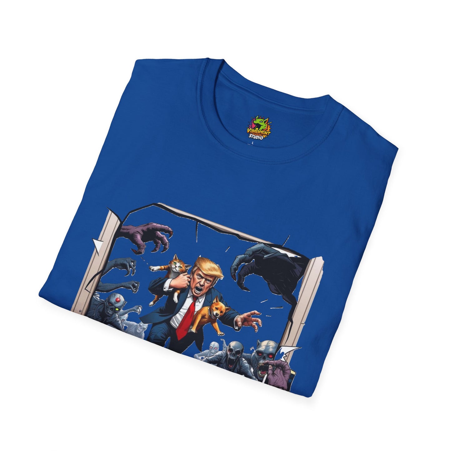 They're Eating the Dogs Tee | Trump Election Comedy Shirt | Funny Political Cat and Dog T-Shirt