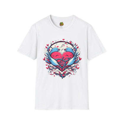 Valentine's Day Unisex Softstyle T-Shirt - Soft and comfortable tee, perfect Valentine's Day gift