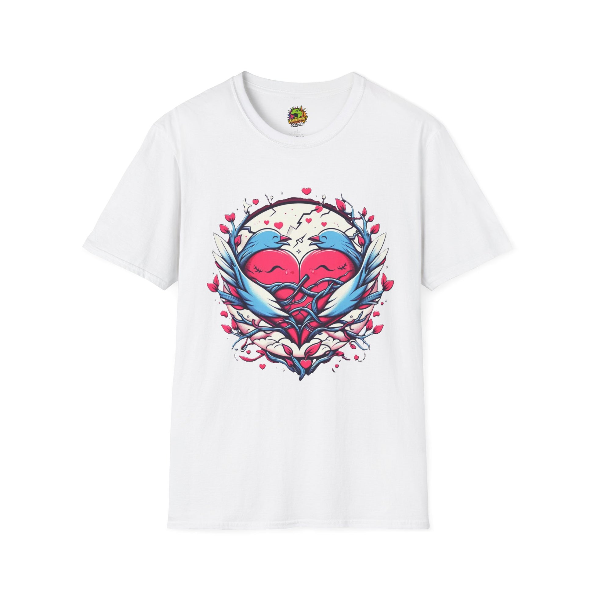 Valentine's Day Unisex Softstyle T-Shirt - Romantic Valentine's Day Gift