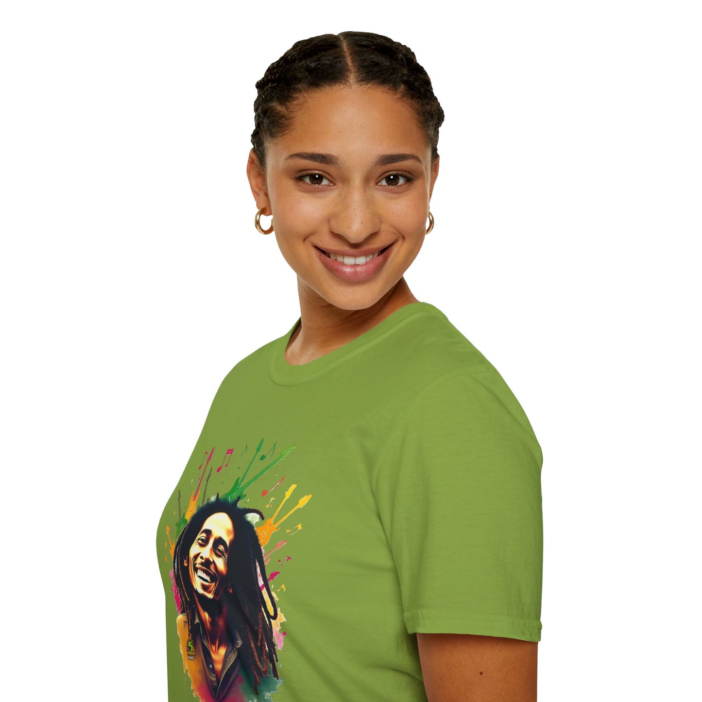 T-Shirt - Bob Marley T-Shirt - Vibrant Rasta Energy - custom-made. perfect gift idea. Order yours now and stand out with this exclusive piece!