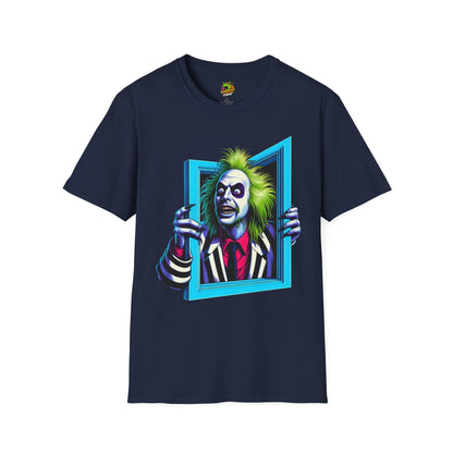 | - Beetlejuice Shirt | Funny Halloween T-Shirt for Adults | Beetlejuice Classic Movie Graphic Tee | Spooky Halloween Style - premium material. limited stock. Order yours now and stand out with this exclusive piece!