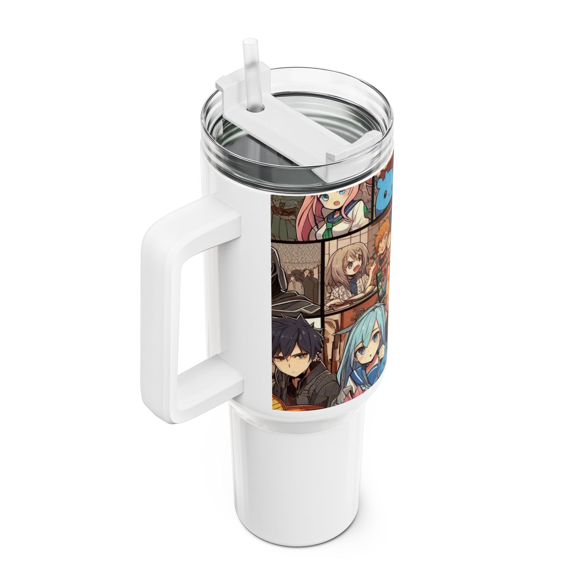 Cartoon - Stanley Tumbler | Geek and Gamer Drinkware for Anime Fans | Colorful Cartoon Tumbler - premium material. perfect gift idea. Order yours now and stand out with this exclusive piece!