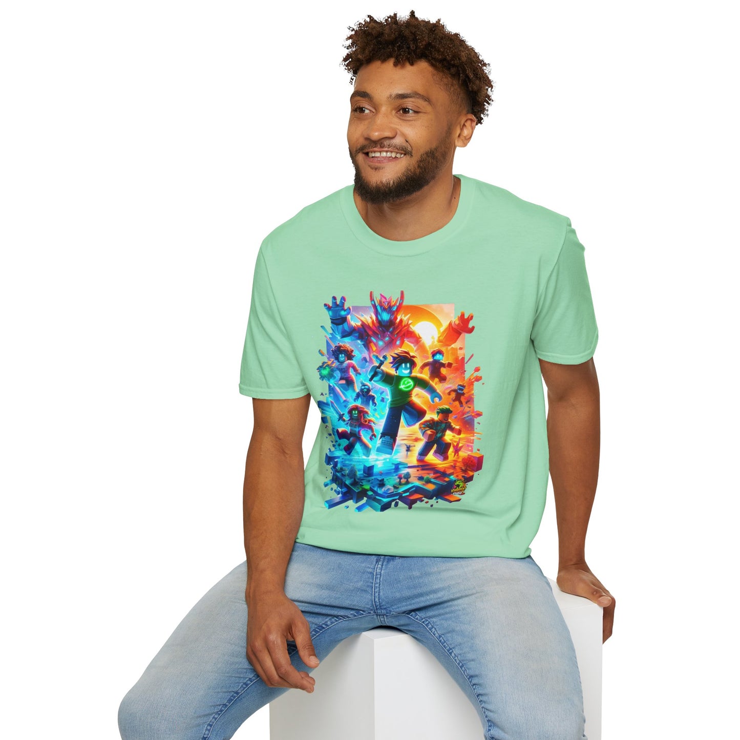 exclusive - Cool Roblox Kids T-Shirt | Roblox Gamer Tee for Boys & Girls | Roblox Graphic Clothing | Fun Gift for Roblox Fans - Order yours now and stand out with this exclusive piece!