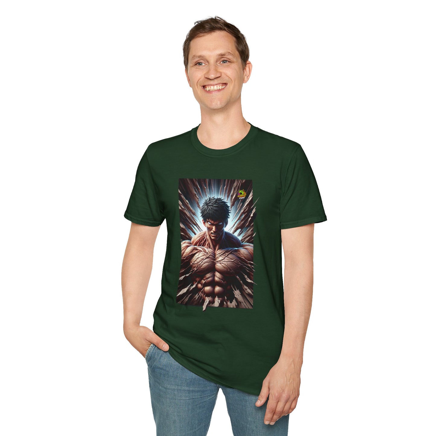 UFC T Shirt | Unleash Fierce Confidence | Motivational UFC Tee with Baki Anime Influence