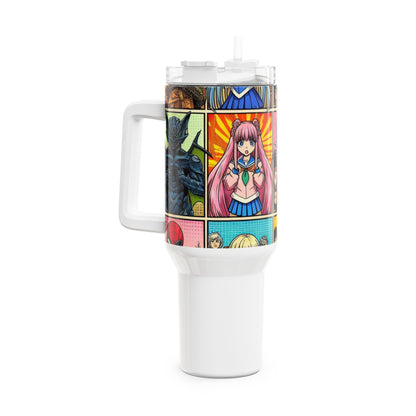 Comics - Stanley Tumbler | Comics and Anime Themed Tumbler for Geeks | Colorful Geek Drinkware - custom-made. limited stock. Order yours now and stand out with this exclusive piece!